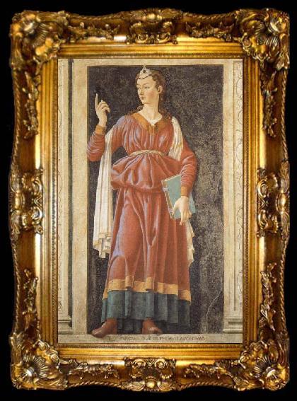 framed  Andrea del Castagno The Cumaean Sibyl, ta009-2